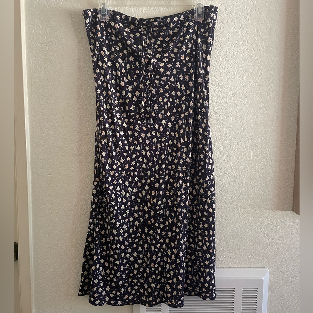 Madewell Floral Mermaid Flowy Midi Skirt